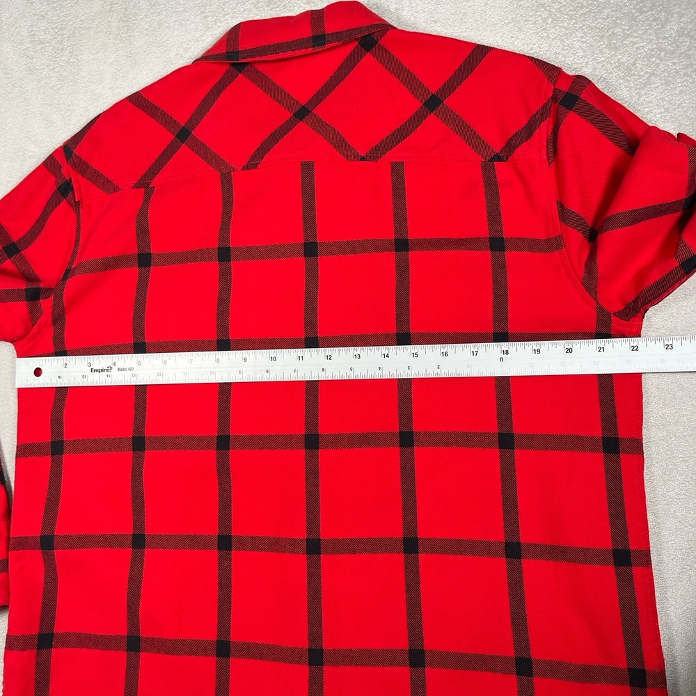 Topo Designs Mens Large Mountain Shirt Heavyweight Organic Cotton Flannel Plaid - Picture 6 of 8